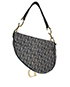 Vintage Oblique Saddle Bag, back view